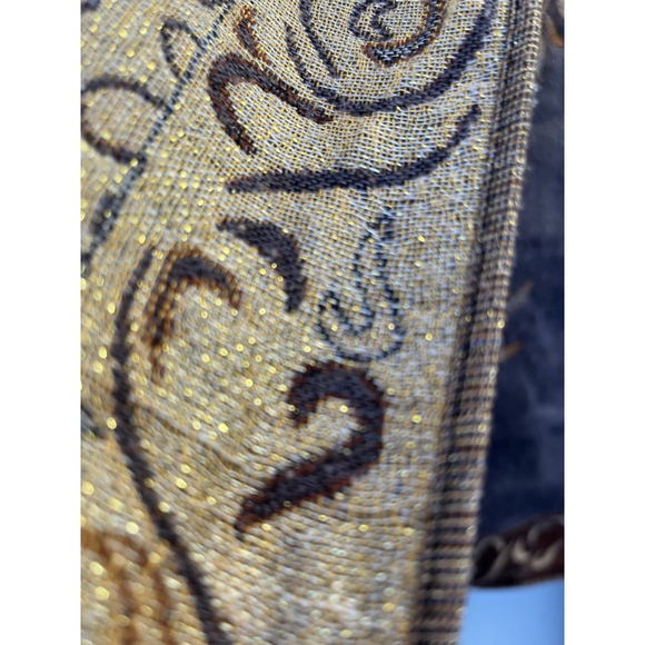 100% Cashmere Double Sided Scarf Shawl Floral Fringe All Season Wrap - Picture 8 of 16